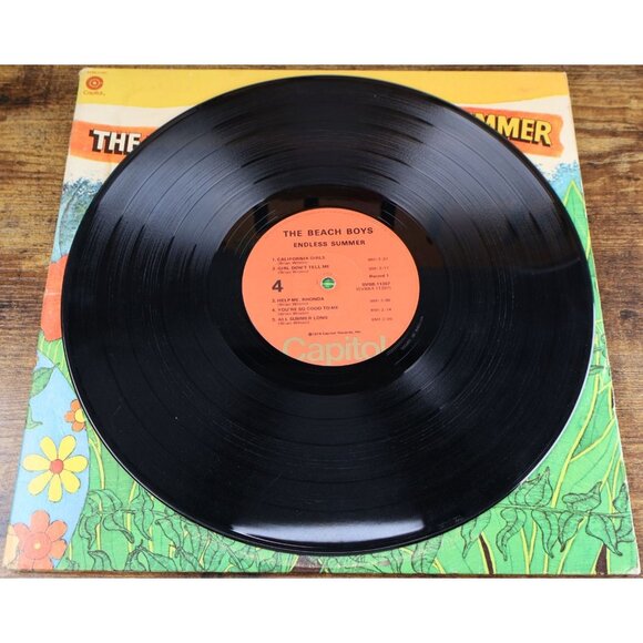Beach Boys Endless Summer (2xLP) Capitol SVBB-11307 Surf Rock 1974 VG - Picture 5 of 7